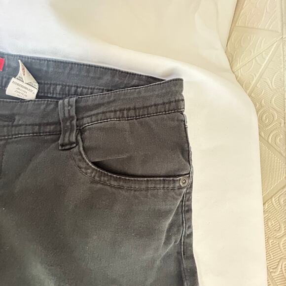 UNION BAY Unionbay Size 15 Black Jeans Women's Teens Stretch boot cut Vietnam - Picture 13 of 14